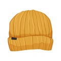 blank beanie color icon vector illustration Royalty Free Stock Photo