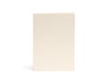 Blank beige card