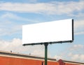 Blank big advertising board 1 Royalty Free Stock Photo