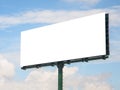 Blank big advertising board 2 Royalty Free Stock Photo