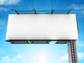 Blank big billboard