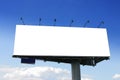 Blank big billboard Royalty Free Stock Photo