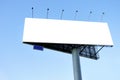 Blank big billboard Royalty Free Stock Photo