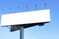 Blank big billboard Royalty Free Stock Photo