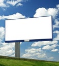 Blank billboard