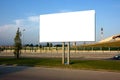 Blank billboard