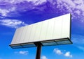 Blank billboard Royalty Free Stock Photo