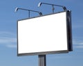 Blank billboard