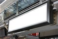 Blank billboard advertising hoarding Royalty Free Stock Photo