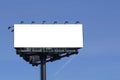 Blank billboard mock up Royalty Free Stock Photo