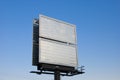 Blank billboard over the sky