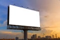 Blank billboard ready for use