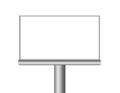 Blank billboard screen Royalty Free Stock Photo