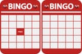 Blank bingo cards Royalty Free Stock Photo