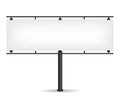 Blank black billboard Royalty Free Stock Photo