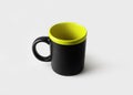 Black ceramic mug Royalty Free Stock Photo