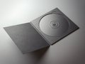 Blank black compact disk cover. 3d rendering Royalty Free Stock Photo