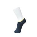 Blank black cotton socks on white background Royalty Free Stock Photo