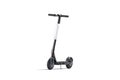 Blank black electric scooter with white banner mock up, isolated Royalty Free Stock Photo