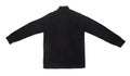 Blank black long sleeve t shirt turtle neck mock up template isolated on white background with clipping path. Royalty Free Stock Photo