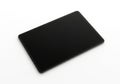 Blank black rectangular object isolated on white background Royalty Free Stock Photo