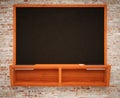 Blank Black School Chalk Board