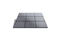 Blank black solar panel roof-mounted mockup, front view Royalty Free Stock Photo