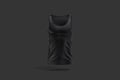 Blank black tank top mockup, dark background