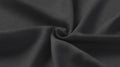 Blank black twisted fabric material mockup, side view