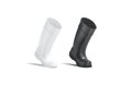 Blank black and white rubber wellington boots mock up, isolated Royalty Free Stock Photo