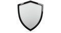 Black Shield Icon Royalty Free Stock Photo