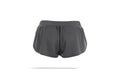 Blank black women shorts mock up, back view Royalty Free Stock Photo