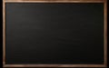 Blank Blackboard School, Chalk rubbed out on blackboard