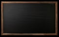 Blank Blackboard School, Chalk rubbed out on blackboard