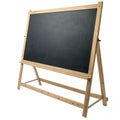Blank blackboard isolated on white background Royalty Free Stock Photo