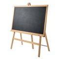 Blank blackboard isolated on white background Royalty Free Stock Photo