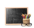 Blank blackboard wooden