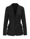 Blank Blazer mockup. Front view. 3d rendering, 3d illustration Royalty Free Stock Photo