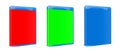 Blank Blu-ray case RGB Royalty Free Stock Photo