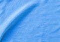 Blank blue fabric texture background Royalty Free Stock Photo