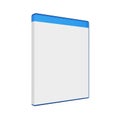 Blank Bluray Case Isolated Royalty Free Stock Photo