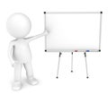 Blank Board. Royalty Free Stock Photo