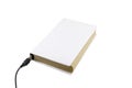 Blank book connected to USB Royalty Free Stock Photo