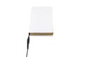 Blank book connected to USB Royalty Free Stock Photo