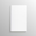 Blank book cover. Gradient mesh. Isolated object for design and branding