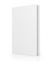 Blank book cover isolated on white Royalty Free Stock Photo