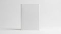 Blank book cover isolated on white background Royalty Free Stock Photo
