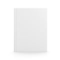 Blank book cover isolated on white