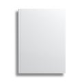 Blank book cover over white background Royalty Free Stock Photo