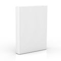 Blank book cover on white background Royalty Free Stock Photo